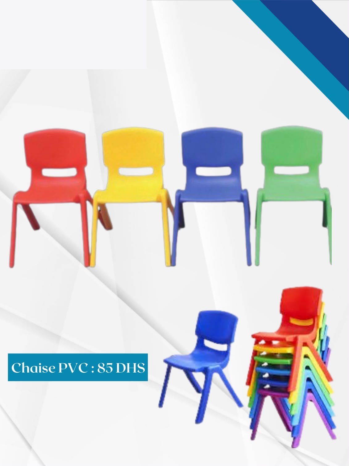 Chaise PVC Maternelle