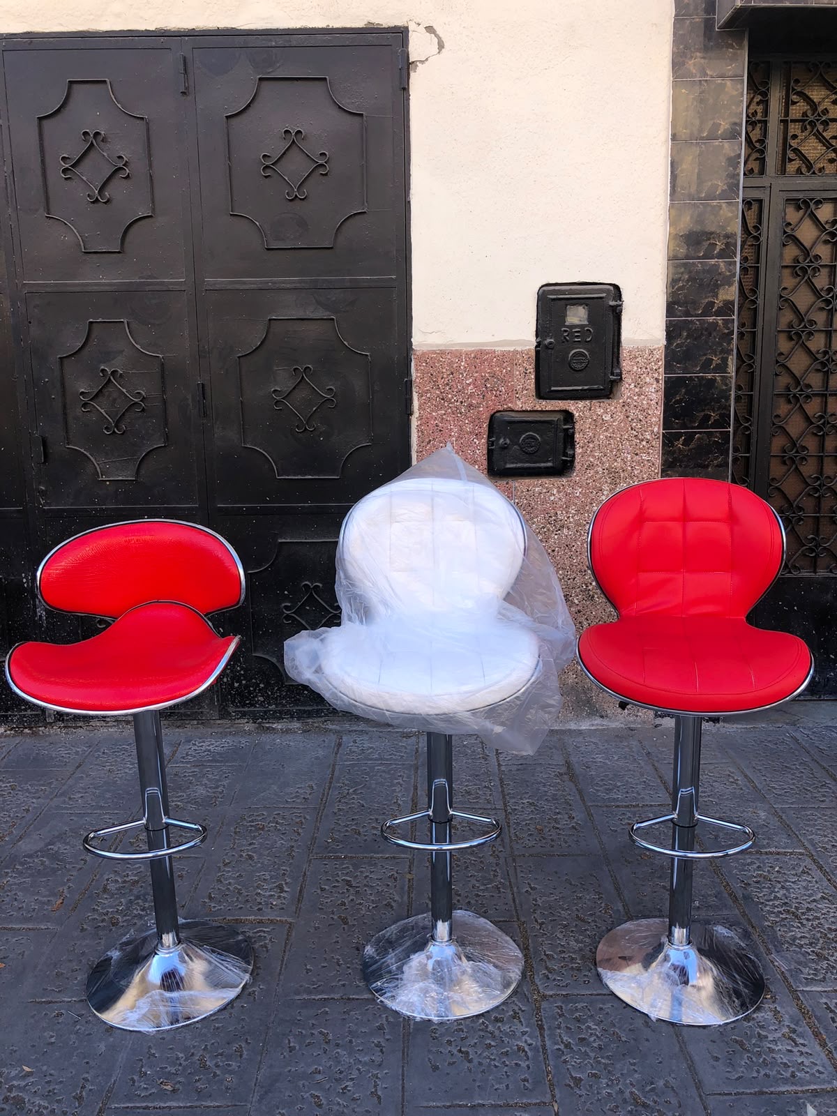 Tabourets de Bar Chromés